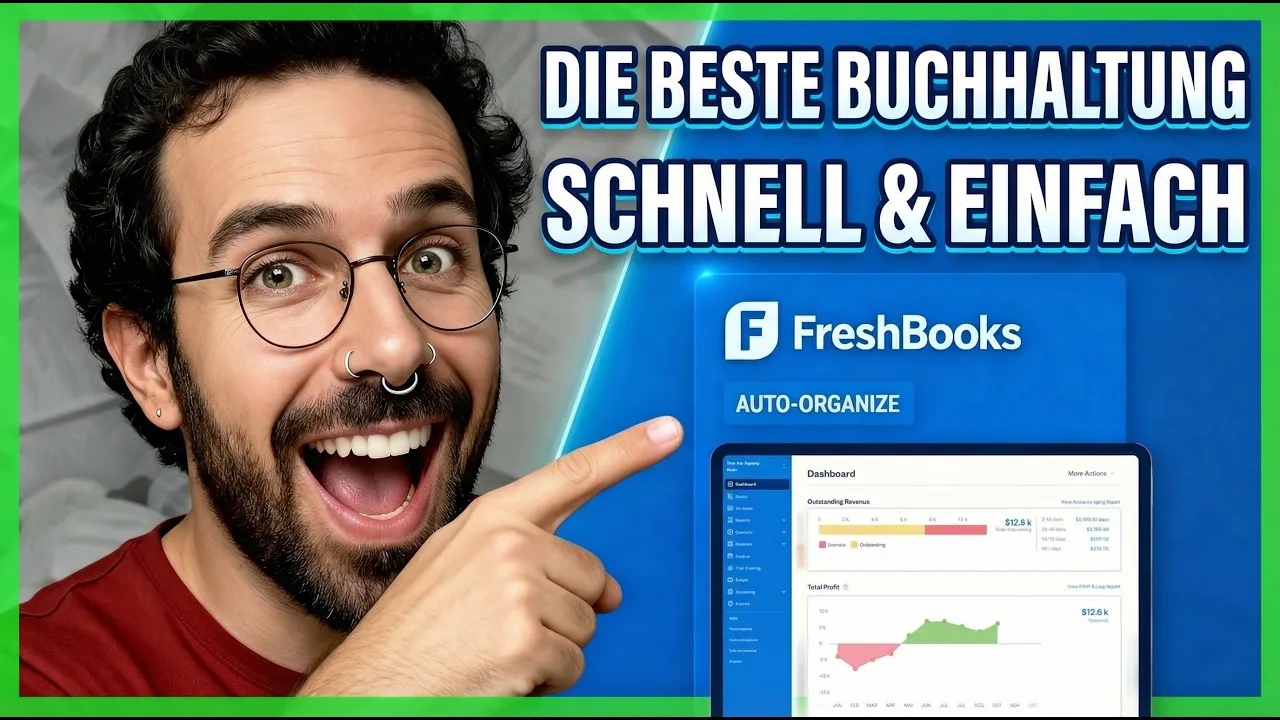 Freshbooks Tutorial: Buchhaltung für Kleinunternehmer — software tutorial step-by-step guide