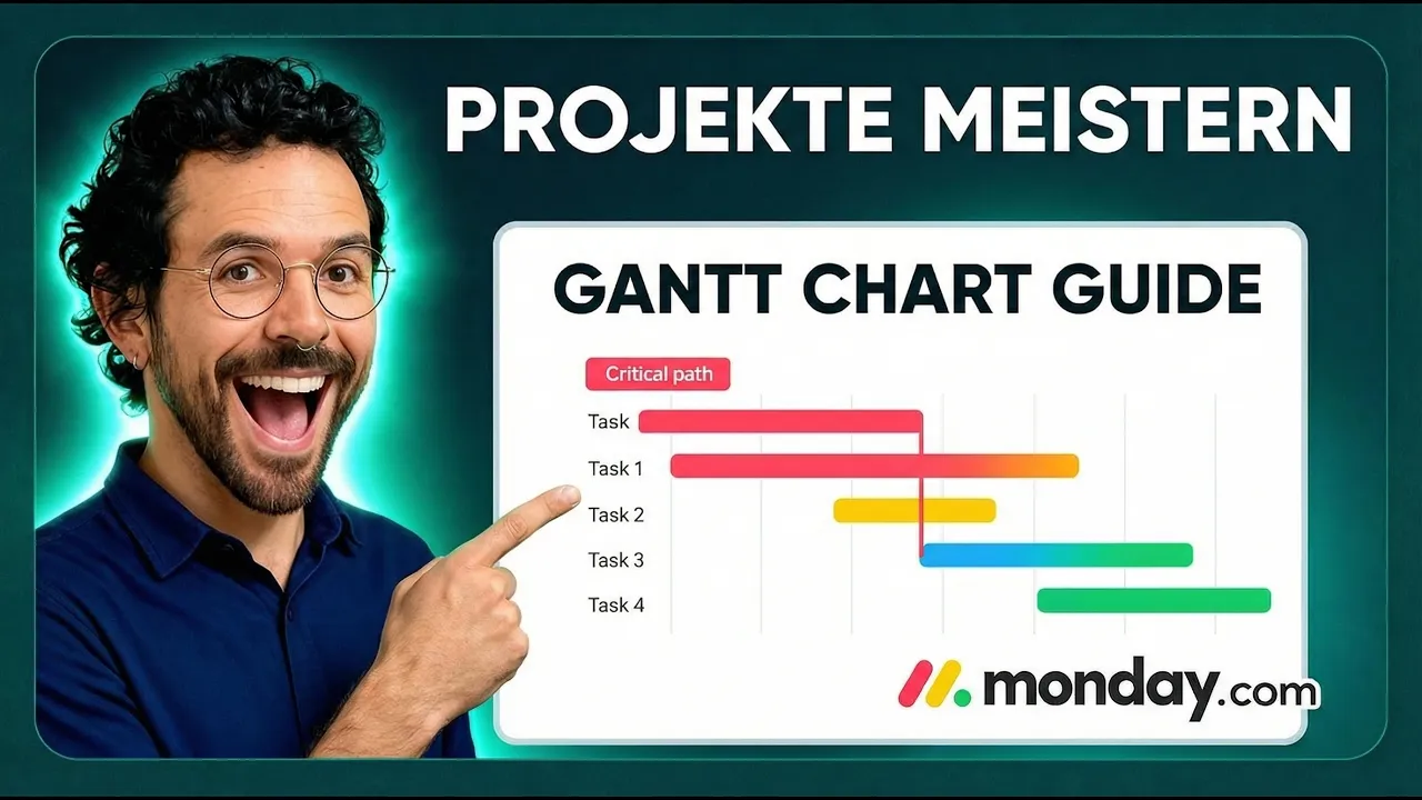 Monday.com Guide: Dynamische Zeitpläne & Gantt-Charts — software tutorial step-by-step guide