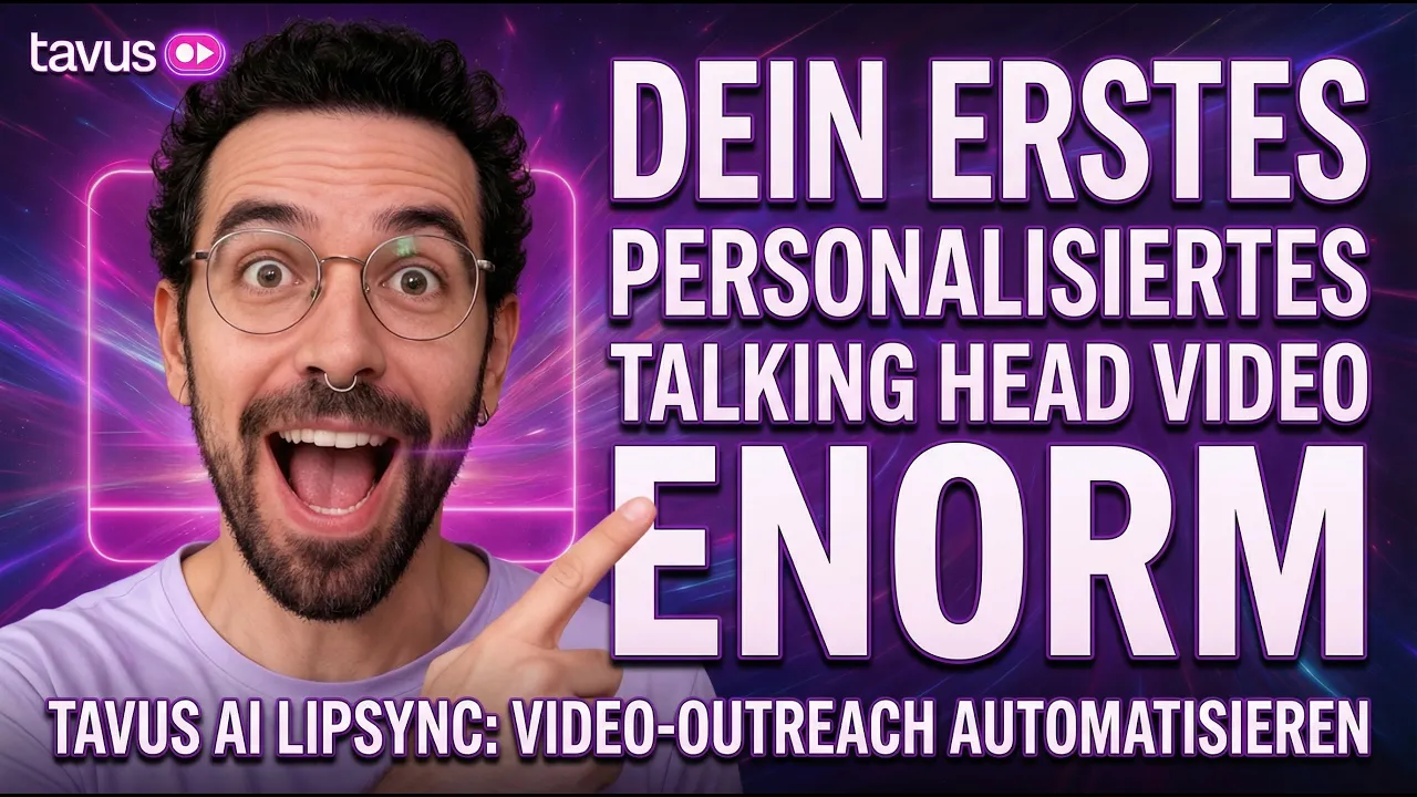 Tavus AI Tutorial: Personalisierte Videos in 5 Min. — software tutorial step-by-step guide