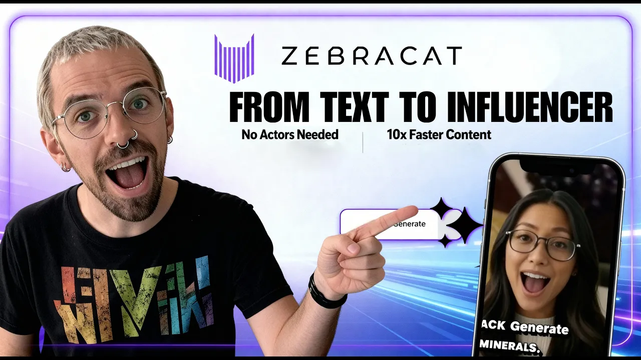 How to Create an AI Influencer with Zebracat: Full Guide — software tutorial step-by-step guide