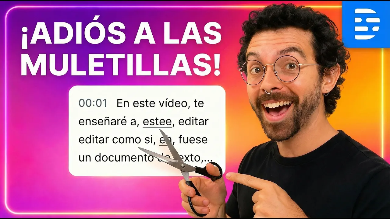 Guía de Descript: Edita vídeo editando texto fácilmente — software tutorial step-by-step guide