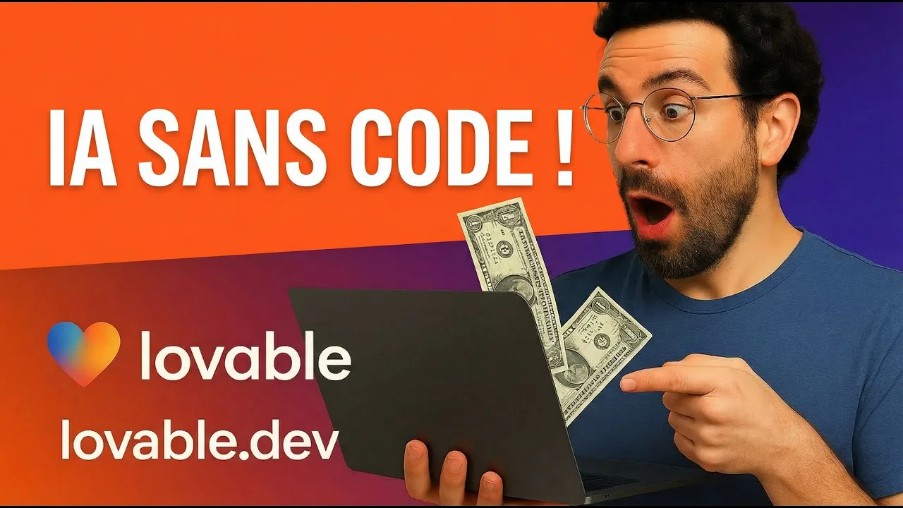 Créez votre Application Web avec l'IA Lovable (SANS CODE !) — software tutorial step-by-step guide