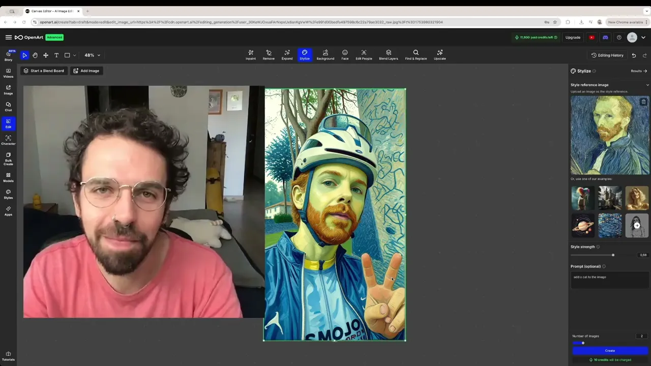 【OpenArt AI】写真を一瞬でアートに変える！Stylize機能の使い方ガイド — OpenArt tutorial step-by-step guide