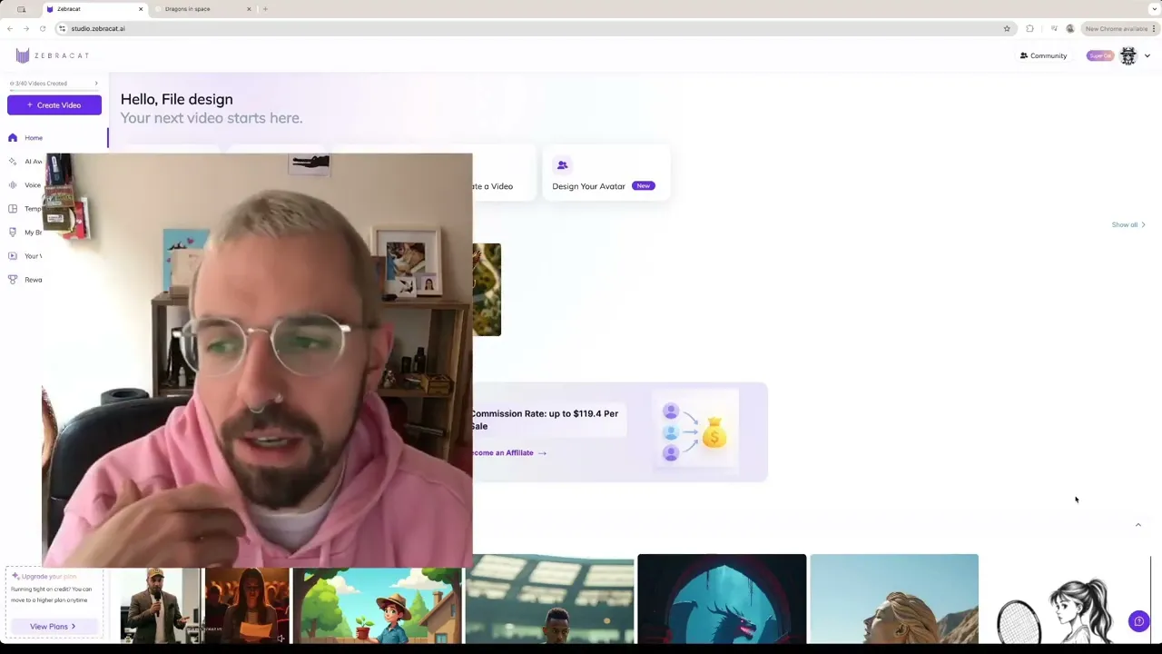 Zebracat AIの使い方：テキストからプロ級動画を自動生成！ボイスクローン機能も解説 — software tutorial step-by-step guide
