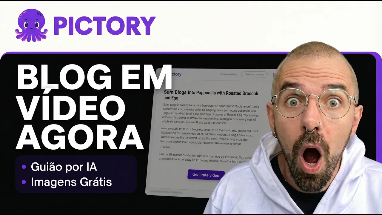 Como Transformar Blogs em Vídeos com IA: Guia Pictory — Pictory tutorial step-by-step guide