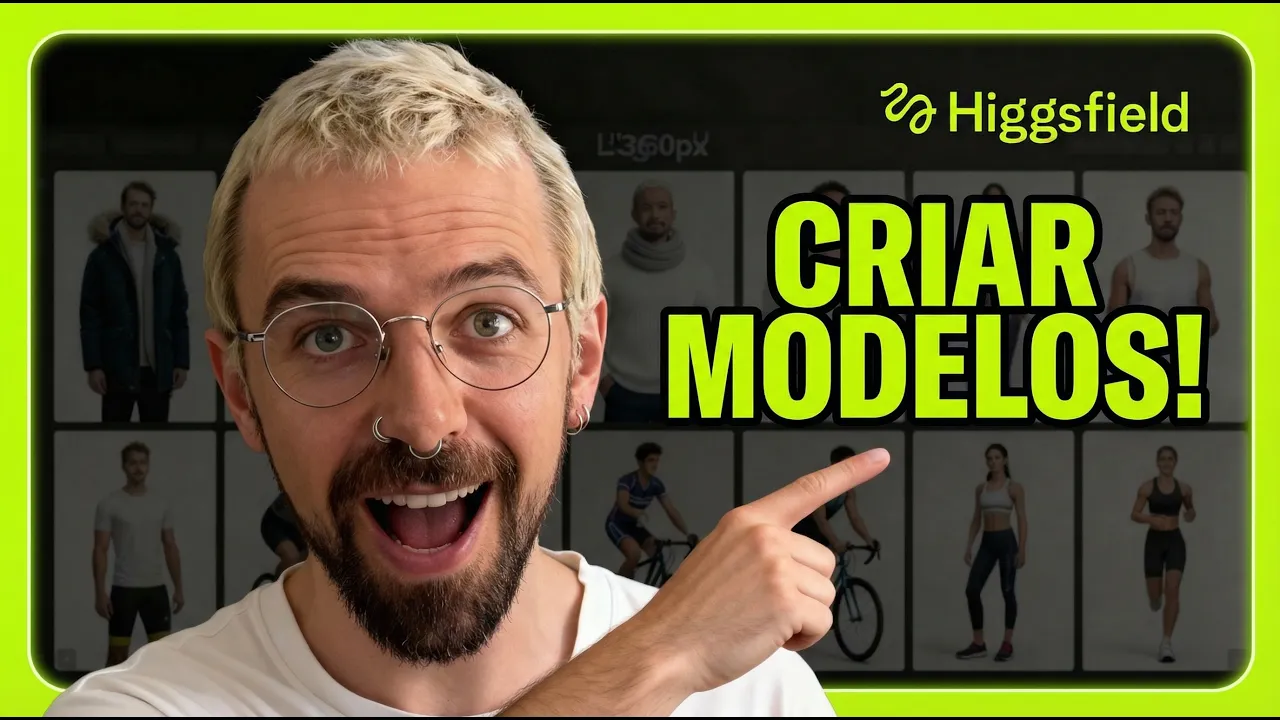 Cria Personagens e Roupas Consistentes com IA (Higgsfield) — Higgsfield tutorial step-by-step guide