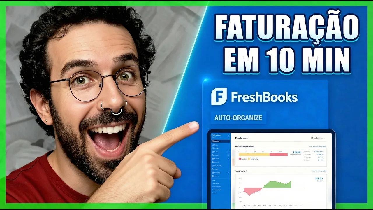 Tutorial FreshBooks: Guia de Faturação para Empresas — software tutorial step-by-step guide